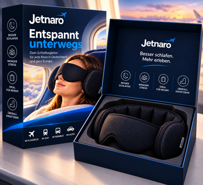 Jetnaro™ Reise-Schlafsystem mit Kopfstütze